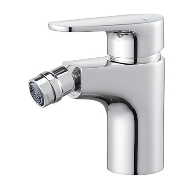 GoodHome Cavally Standard Chrome Effect Round Bidet Mono Mixer Tap from B&Q