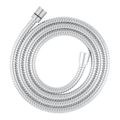 GoodHome Chrome Effect Pvc & Stainless Steel Shower Hose(L)2M from B&Q