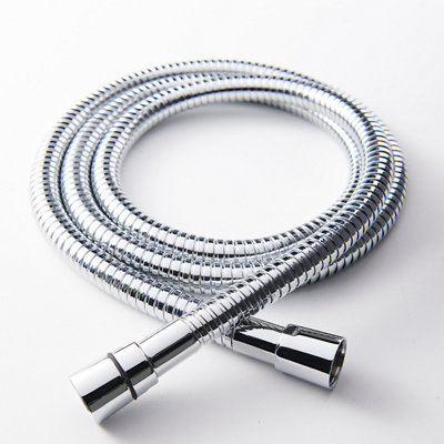GoodHome Chrome Effect Brass & Pvc Shower Hose(L)1.75M from B&Q