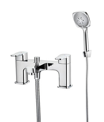 GoodHome Teesta Chrome Effect Mixer Tap With Shower Kit from B&Q