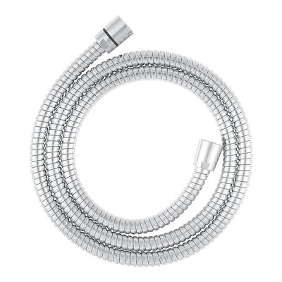 GoodHome Chrome Effect Pvc & Stainless Steel Shower Hose(L)1.5M from B&Q