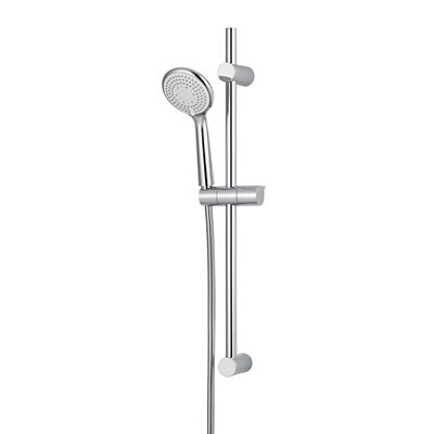 GoodHome Cavally Chrome Effect 3-Spray Pattern Shower Kit from B&Q