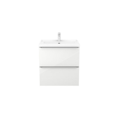 GoodHome Imandra White Freestanding Vanity Unit & Basin SetIncludes Lana Basin (W)604mm from B&Q