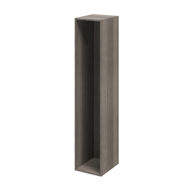 B&Q -  Atomia Matt Grey Oak Effect Modular Furniture Cabinet(H)1875mm (W)375mm (D)450mm