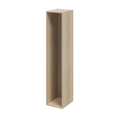 B&Q -  Atomia Oak Effect Modular Furniture Cabinet(H)1875mm (W)375mm (D)450mm