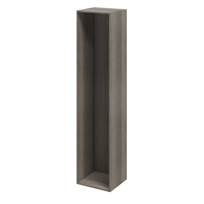 B&Q -  Atomia Grey Oak Effect Modular Furniture Cabinet(H)2250mm (W)500mm (D)450mm