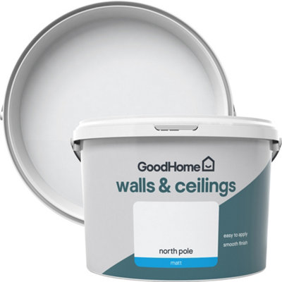 GoodHome Walls & Ceilings North Pole Matt Emulsion Paint2.5L from B&Q