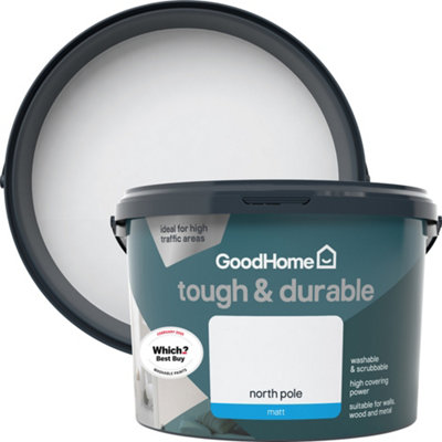 GoodHome Tough & Durable North Pole Matt Wall & Ceiling Emulsion Paint2.5L from B&Q