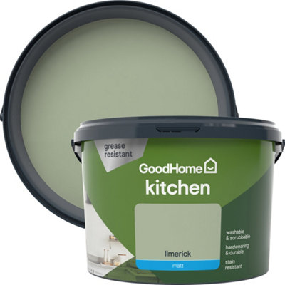 GoodHome Kitchen Limerick Matt Wall & Ceiling Emulsion Paint2.5L from B&Q