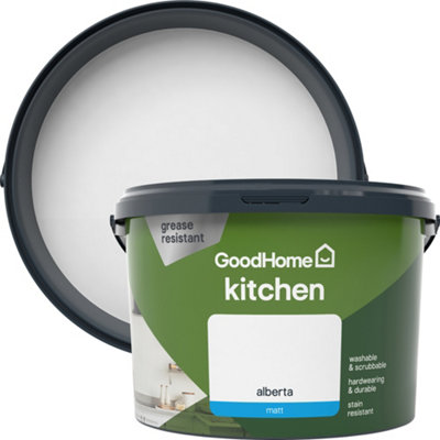 GoodHome Kitchen Alberta Matt Wall & Ceiling Emulsion Paint2.5L from B&Q