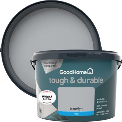 GoodHome Tough & Durable Brooklyn Matt Wall & Ceiling Emulsion Paint2.5L from B&Q
