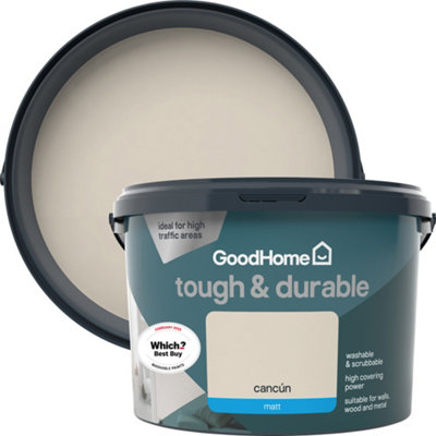 GoodHome Tough & Durable Cancun Matt Wall & Ceiling Emulsion Paint2.5L from B&Q