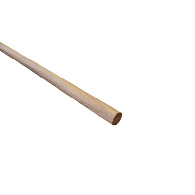 Oak Dowel Doweling (L)2400mm (Dia)12mm from B&Q