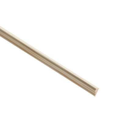  - Decorative Natural Pine Torus Moulding (L)2400mm (W)15mm (T)7.5mm