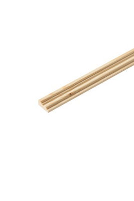  - Decorative Pine Barrel Moulding (L)2400mm (W)21mm (T)9mm