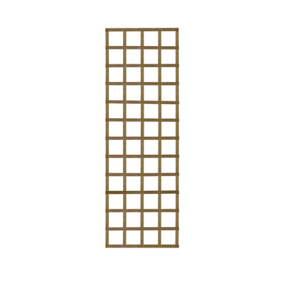 B&Q -  6Ft Square European Softwood Trellis Panel (W)61Cm X (H)183Cm