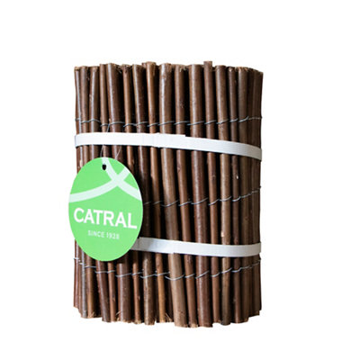 Blooma Willow Log Edging (H)200mm (L)0.15M from B&Q