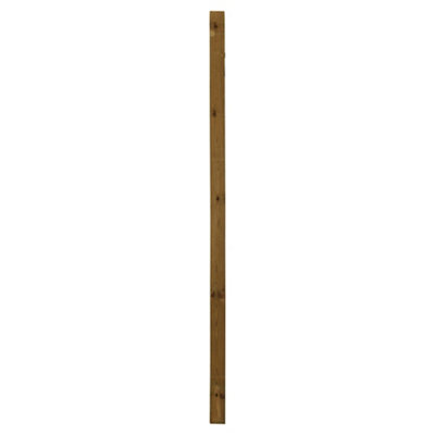 Klikstrom Lemhi Slotted W-Shaped Wooden Fence Post (H)2.4M (W)90mm from B&Q
