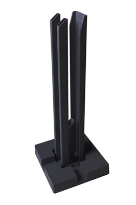 Klikstrom Neva Steel Post Base (L)150mm (W)150mm from B&Q