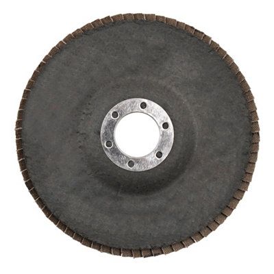 Universal Fit 120 Grit Flap Disc (Dia)115mm from B&Q