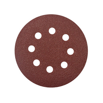 Universal Fit 80 Grit Sanding Disc (Dia)125mmPack Of 5 from B&Q