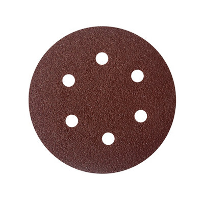 Universal Fit 40 Grit Sanding Disc (Dia)150mmPack Of 5 from B&Q