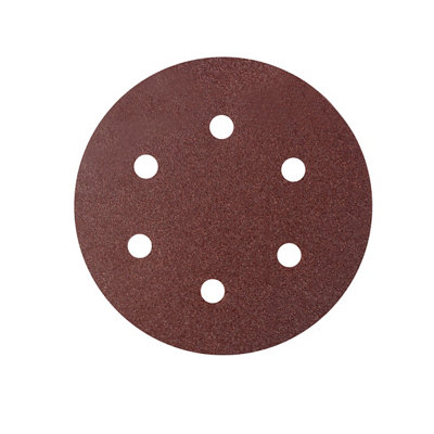Universal Fit 80 Grit Sanding Disc (Dia)150mmPack Of 5 from B&Q