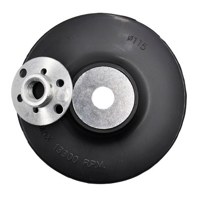Universal Fit Grinder Sanding Plate Backing Pad (Dia)115mm from B&Q