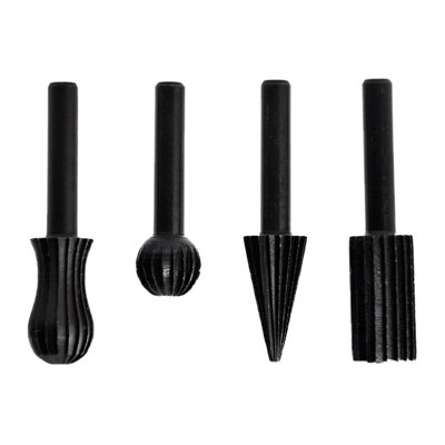 Universal Fit 4 Piece Rasp Bits Set from B&Q