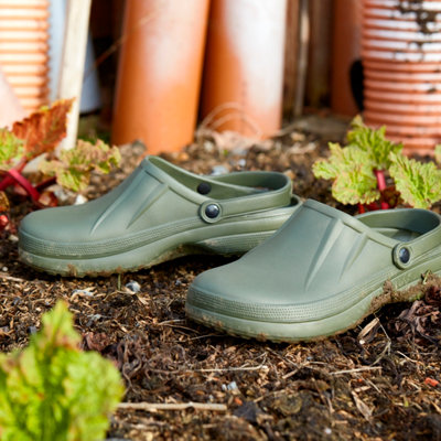 Shop gardening shoes.