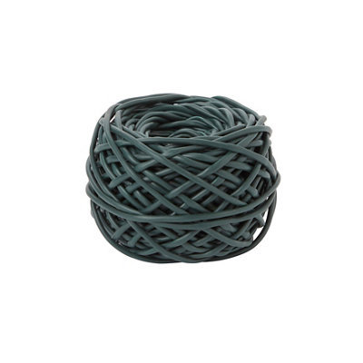 Verve Flexible Plastic Green Steel Plant Tie (L)25M from B&Q