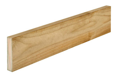Rough Sawn Treated Whitewood Stick Timber (L)1.8M (W)75mm (T)22mm from B&Q