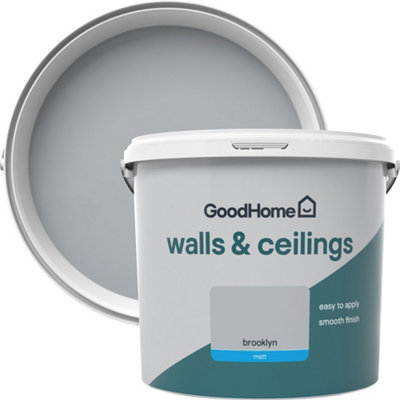 GoodHome Walls & Ceilings Brooklyn Matt Emulsion Paint5L from B&Q