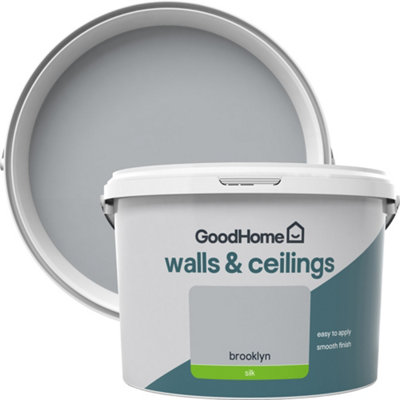 GoodHome Walls & Ceilings Brooklyn Silk Emulsion Paint2.5L from B&Q