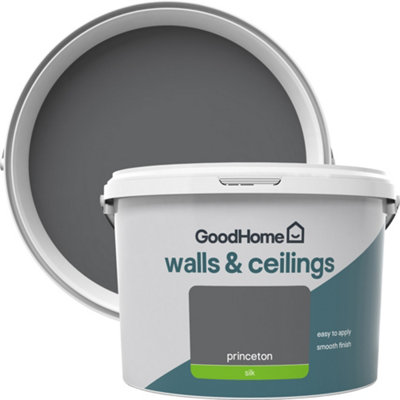 GoodHome Walls & Ceilings Princeton Silk Emulsion Paint2.5L from B&Q