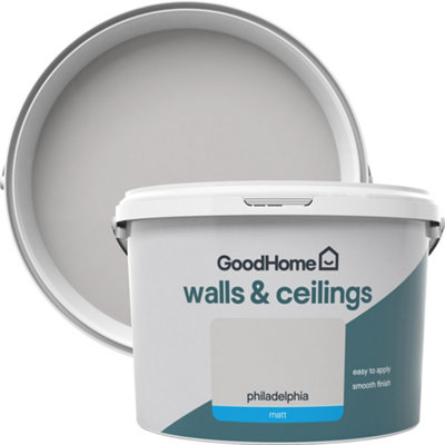 GoodHome Walls & Ceilings Philadelphia Matt Emulsion Paint2.5L from B&Q