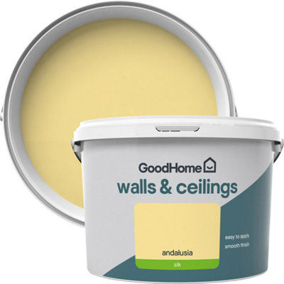 GoodHome Walls & Ceilings Andalusia Silk Emulsion Paint2.5L from B&Q