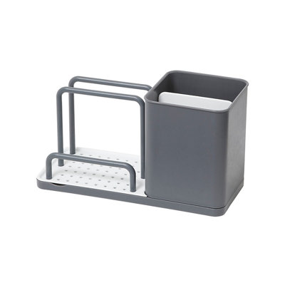 GoodHome Datil Anthracite Sink Caddy(H)112mm (W)90mm from B&Q