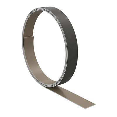GoodHome Algiata Edging Matches The Decor Of The Worktop Slate Effect Worktop Edging Tape(L)3M (W)24mm from B&Q