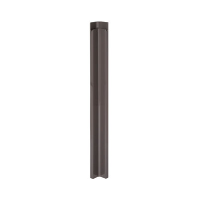B&Q -  Garcinia Integrated Handle Gloss Anthracite Standard Corner Post(W)59mm