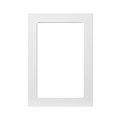 B&Q -  Stevia Gloss White Glazed Cabinet Door (W)500mm (H)715mm (T)18mm