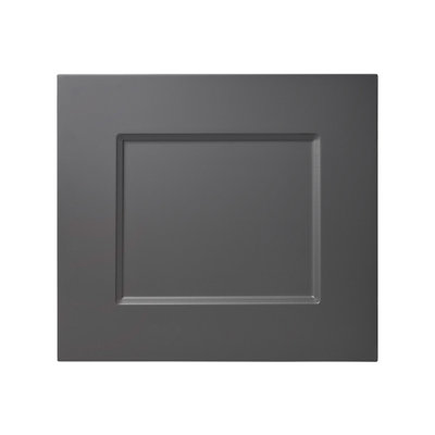 B&Q -  Artemisia Matt Graphite Classic Shaker 2 Drawer FrontBridging Door & Bi-Fold Door 400mm