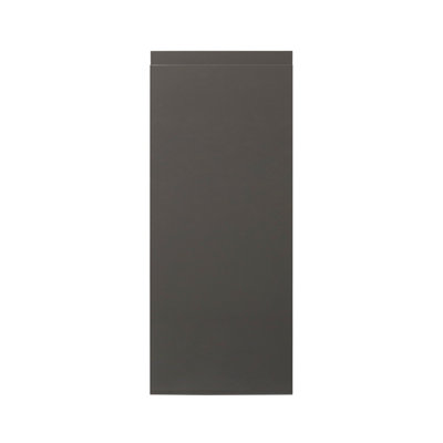 B&Q -  Garcinia Integrated Handle Gloss Anthracite Highline Cabinet Door (W)300mm (H)715mm (T)19mm