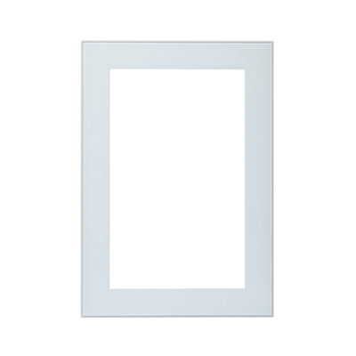 B&Q -  Winterana Matt White Glazed Cabinet Door (W)500mm (H)715mm (T)19mm