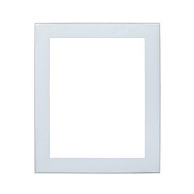 B&Q -  Winterana White Glazed Cabinet Door (W)600mm (H)715mm (T)20mm