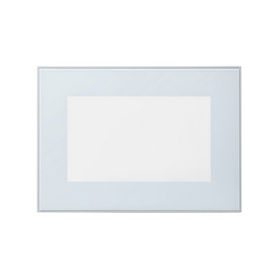 B&Q -  Winterana White Glazed Bridging Cabinet Door (W)500mm (H)356mm (T)20mm
