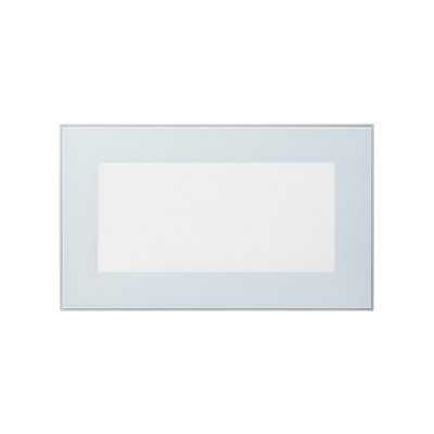 B&Q -  Winterana White Glazed Bridging Cabinet Door (W)600mm (H)356mm (T)19mm