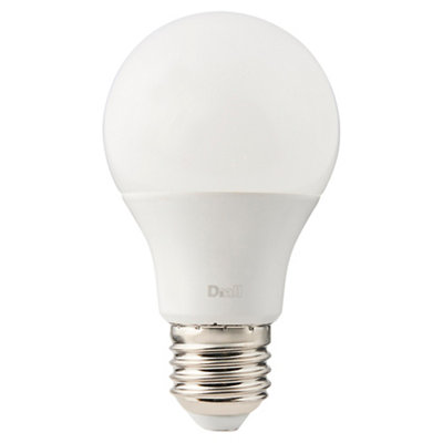 Diall E27 9.5W 1055Lm 240° White A60 Warm White Led Light Bulb from B&Q
