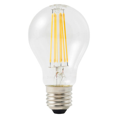 Diall E27 7.8W 1055Lm Clear Gls Warm White Led Filament Light Bulb from B&Q