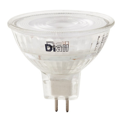Diall Gu5.3 3.4W Warm White Led Glass Utility Light BulbPack Of 3 from B&Q